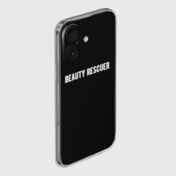 Чехол для iPhone 16 силиконовый с защитой камеры Beauty rescuer спасатель красоты - фото 2