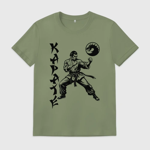 Мужская футболка хлопок Karate fighter