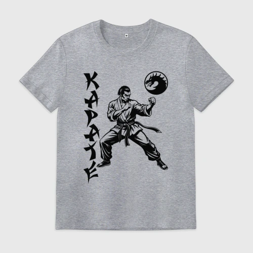 Мужская футболка хлопок Karate fighter