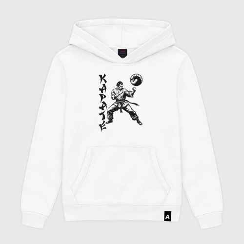 Мужская толстовка хлопок Karate fighter