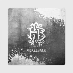 Магнит виниловый Квадрат Nickelback - grey gradient
