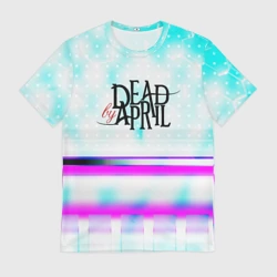 Мужская футболка 3D Dead by april rock band
