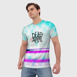 Мужская футболка 3D Dead by april rock band - фото 2