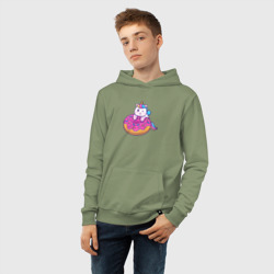 Детская толстовка хлопок Unicorn donut - фото 2