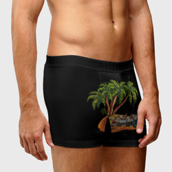 Мужские трусы 3D Пираты из острова сокровищ и клад - фото 2