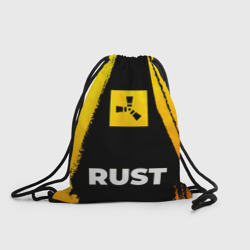 Рюкзак-мешок 3D Rust - gold gradient по-центру