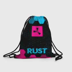 Рюкзак-мешок 3D Rust - neon gradient по-центру