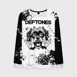 Мужской свитшот 3D Deftones - рок пес