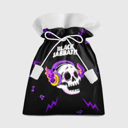 Подарочный 3D мешок Black Sabbath неоновый череп
