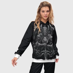 Женский костюм с толстовкой 3D Готический рыцарь - фото 2