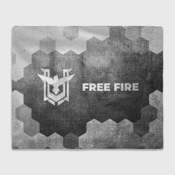 Плед 3D Free Fire - grey gradient по-горизонтали