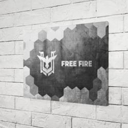 Холст прямоугольный Free Fire - grey gradient по-горизонтали - фото 2
