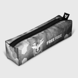 Пенал школьный 3D Free Fire - grey gradient по-горизонтали