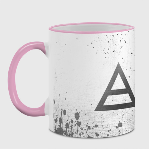 Кружка с полной запечаткой Thirty Seconds to Mars - white gradient по-горизонтали - фото 2