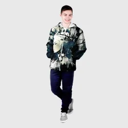 Мужская куртка 3D Лесная фея среди веток деревьев - фото 2