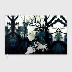 Флаг 3D Лесная фея среди веток деревьев