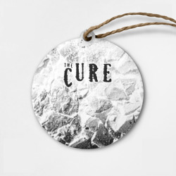 Деревянная игрушка круг The Cure white graphite