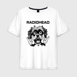Мужская футболка хлопок Oversize Radiohead - rock dog