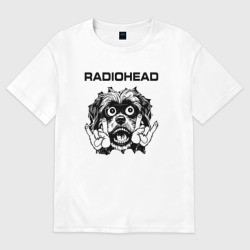 Мужская футболка хлопок Oversize Radiohead - rock dog