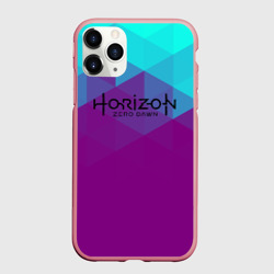 Чехол для iPhone 11 Pro Max матовый Horizon zero dawn geometry neon