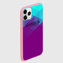 Чехол для iPhone 11 Pro Max матовый Horizon zero dawn geometry neon - фото 2