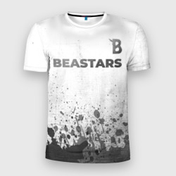 Мужская футболка 3D Slim Beastars - white gradient посередине