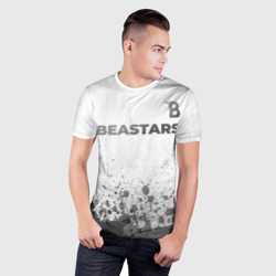 Мужская футболка 3D Slim Beastars - white gradient посередине - фото 2