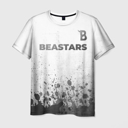 Мужская футболка 3D Beastars - white gradient посередине