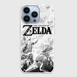 Чехол для iPhone 13 Pro Zelda white graphite