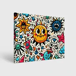 Холст прямоугольный Doodle parade