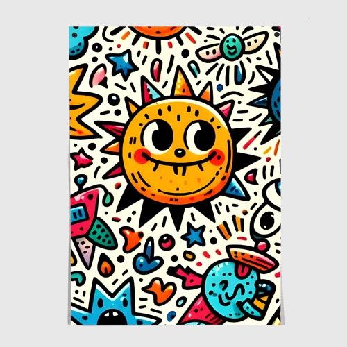 Постер Doodle parade