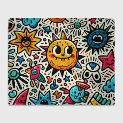 Плед 3D Doodle parade