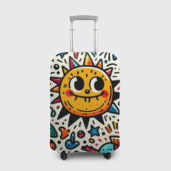 Чехол для чемодана 3D Doodle parade