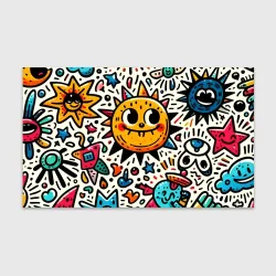 Бумага для упаковки 3D Doodle parade