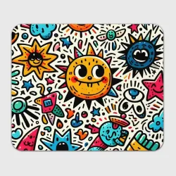 Прямоугольный коврик для мышки Doodle parade