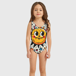 Детский купальник 3D Doodle parade