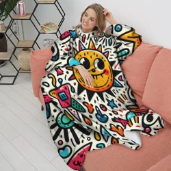 Плед с рукавами Doodle parade - фото 2