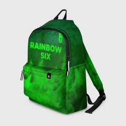 Рюкзак 3D Rainbow Six - green gradient посередине