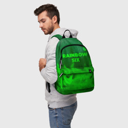 Рюкзак 3D Rainbow Six - green gradient посередине - фото 2