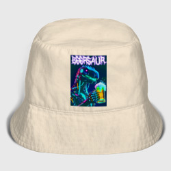 Женская панама хлопок Neon cyber beersaur - neon glow fantasy