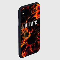 Чехол для iPhone XS Max матовый Final Fantasy red lava - фото 2