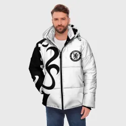 Мужская зимняя куртка 3D Chelsea sport fc - фото 3