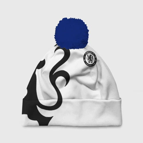 Шапка 3D c помпоном Chelsea sport fc