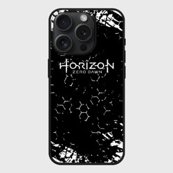 Чехол силиконовый для Apple iPhone 15 Pro матовый Хорайзен краски броня