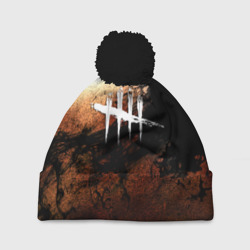 Шапка 3D c помпоном Dead by daylight crow