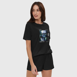 Женская пижама с шортиками хлопок Волшебница и злой офицер - фото 2