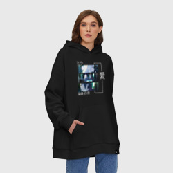Худи SuperOversize хлопок Волшебная девушка и Злой лейтенант были заклятыми врагами - фото 2