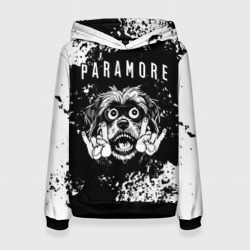 Женская толстовка 3D Paramore рок пес