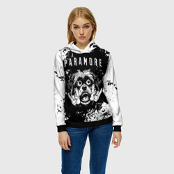 Женская толстовка 3D Paramore рок пес - фото 2