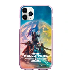 Чехол для iPhone 11 Pro Max матовый Эскалация свободы Helldivers 2